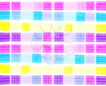 Abstract Background with bright color square pattern
