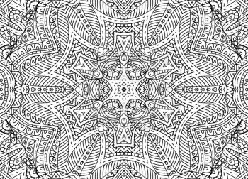 Graphics with abstract concentric outline pattern