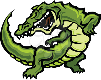 Royalty Free Clipart Image of a Gator