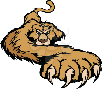 Royalty Free Clipart Image of a Cougar