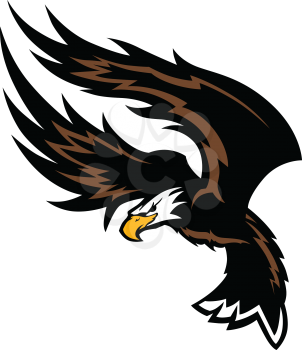 Royalty Free Clipart Image of an Eagle