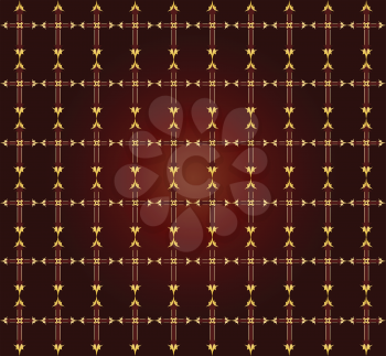Royalty Free Clipart Image of a Background of Crosses