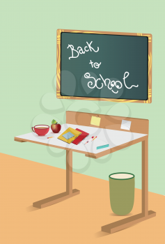 Royalty Free Clipart Image of a Classroom