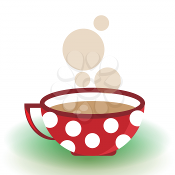 Royalty Free Clipart Image of a Cup of Coffee