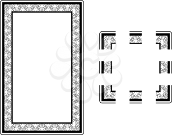 Royalty Free Clipart Image of Borders