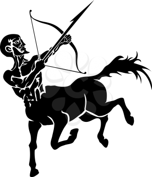 Royalty Free Clipart Image of a Centaur