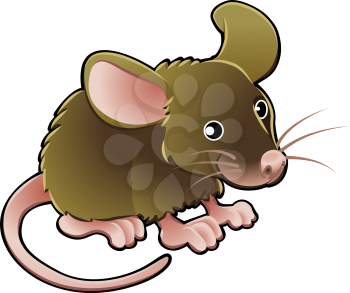 Royalty Free Clipart Image of a Mouse