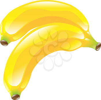 Royalty Free Clipart Image of Bananas