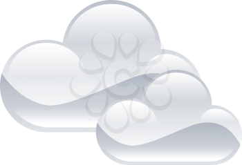 Royalty Free Clipart Image of an Illustration of Clouds