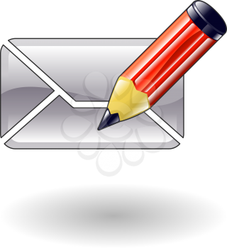Royalty Free Clipart Image of Mail