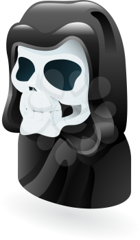 Royalty Free Clipart Image of a Grim Reaper