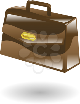 Royalty Free Clipart Image of a Doctor's Briefcase
