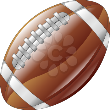 Royalty Free Clipart Image of an American Football