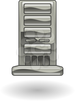 Royalty Free Clipart Image of a Web Server 