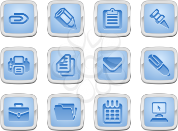Royalty Free Clipart Image of Business Icons 