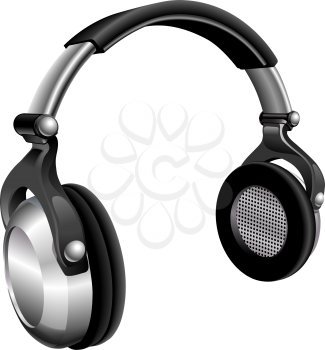 Royalty Free Clipart Image of a Pair of Headphones