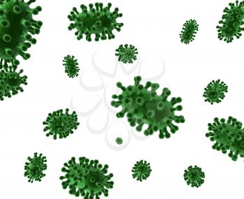 Royalty Free Clipart Image of a Virus