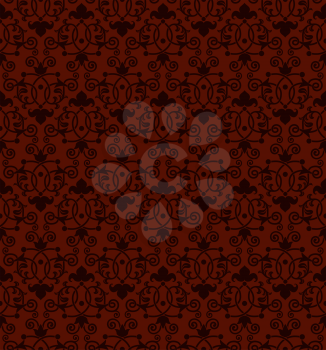 A seamless tiling antique Victorian style background pattern