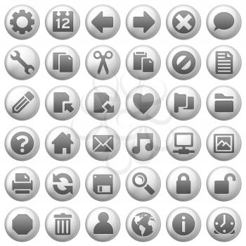 Royalty Free Clipart Image of a Design Elements
