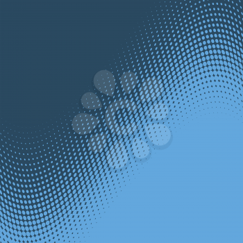 Royalty Free Clipart Image of a Half Tone Dot Background