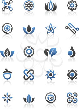 Royalty Free Clipart Image of Icons