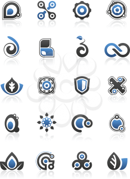 Royalty Free Clipart Image of Elements