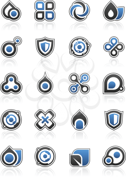 Royalty Free Clipart Image of Design Elements