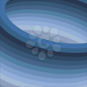Royalty Free Clipart Image of an Abstract Oval Circle Background