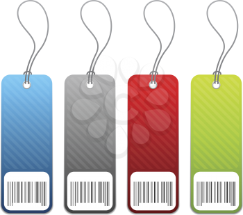 Royalty Free Clipart Image of Retail Shopping Tags