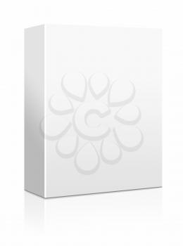 Royalty Free Clipart Image of a Blank Box
