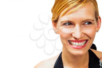 Royalty Free Photo of a Woman Model Smiling