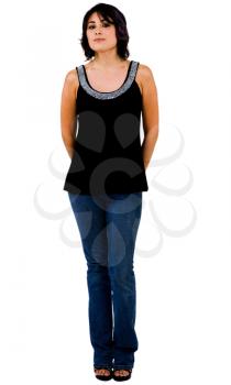 Royalty Free Photo of a Woman Modeling Clothing
