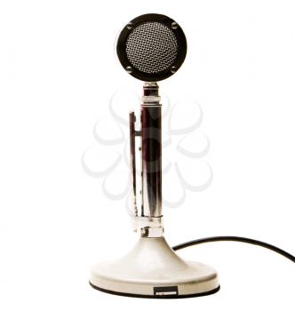 Royalty Free Photo of an Antique Microphone
