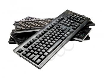 Royalty Free Photo of Computer Keyboards