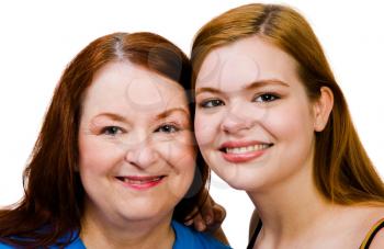 Royalty Free Photo of Two Women Smiling