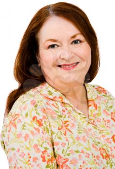 Royalty Free Photo of a Mature Woman Smiling