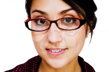 Royalty Free Photo of a Woman Modeling Glasses