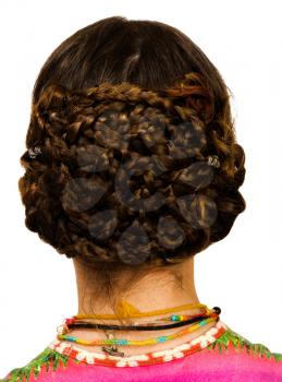 Royalty Free Photo of a Girl's Hairstyle
