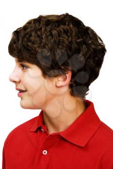 Royalty Free Photo of a Young Boys Profile