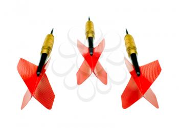 Royalty Free Photo of Red Darts 