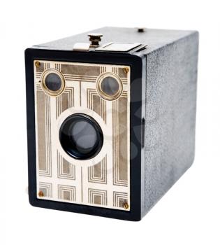 Royalty Free Photo of a Old Fashioned Vintage Camera