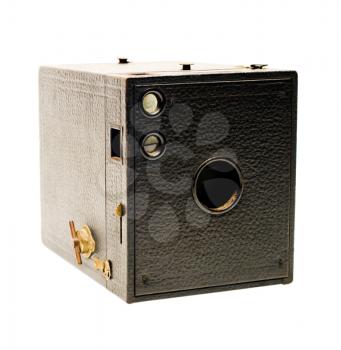 Royalty Free Photo of an Old Fashioned Vintage Camera
