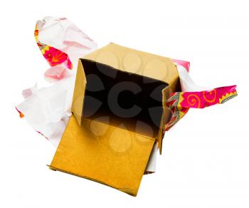 Royalty Free Photo of a Unwrapped gift