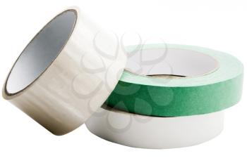 Royalty Free Photo of a Stacks of Adhesive Tape