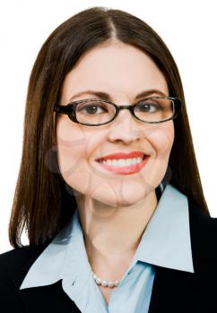 Royalty Free Photo of a Businesswoman Wearing glasses