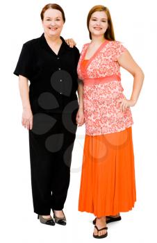 Royalty Free Photo of Two Women Standing Together