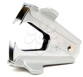 Staple remover isolated over white