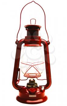 Lantern isolated over white