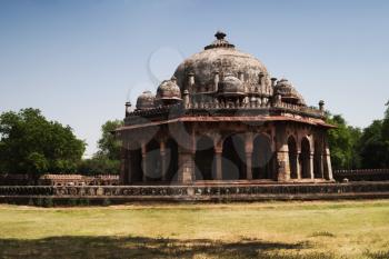 Low angle view of a tomb, Isa Khan's Tomb, Delhi, India