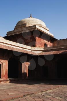 Courtyard of a palace, Fatehpur Sikri, Agra, Uttar Pradesh, India